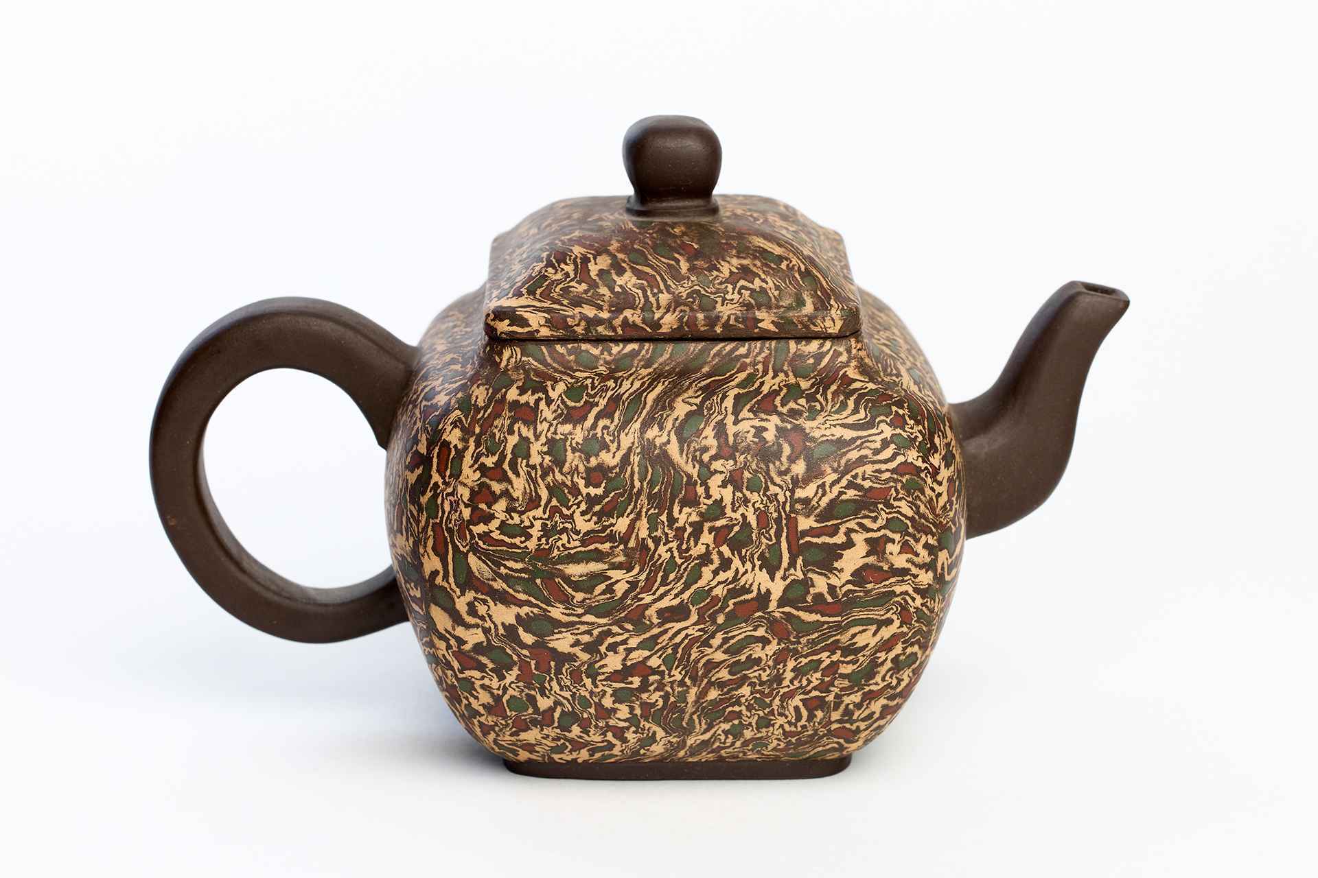 Чайник с крышкой «многоцветной глины»