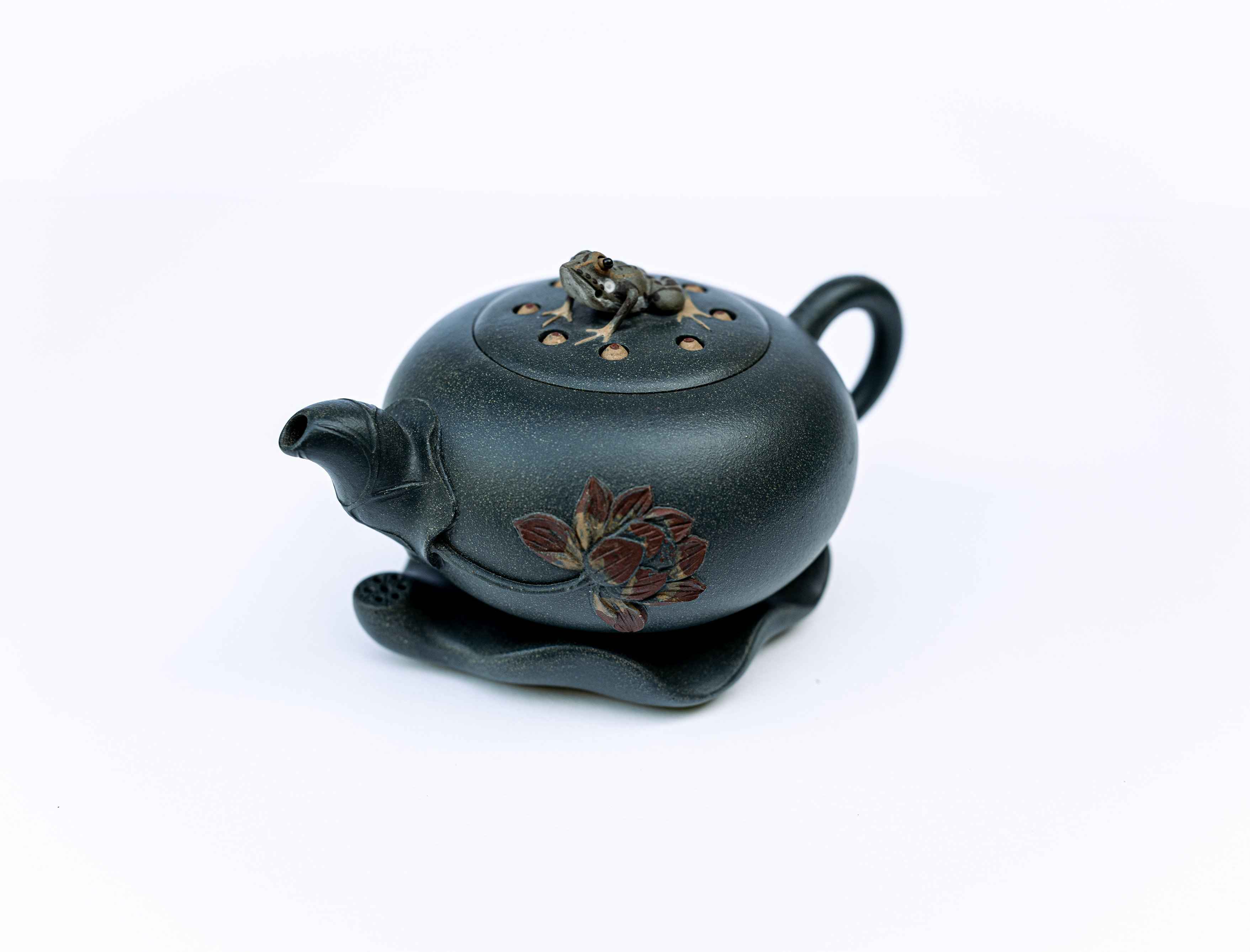 Чайник «Лягушка на лотосе»